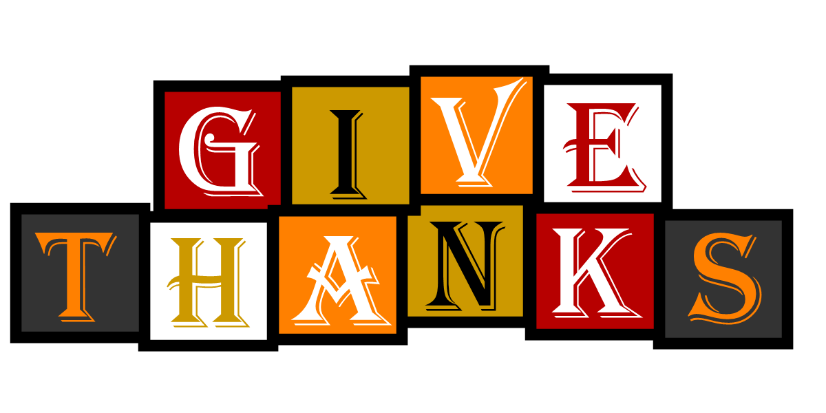Give Thanks Graphic that says "Give Thanks"